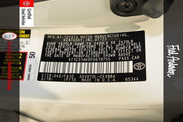 used 2023 Toyota Camry car, priced at $24,674