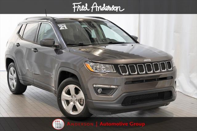 used 2021 Jeep Compass car, priced at $22,028