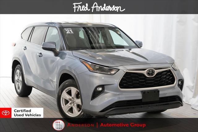 used 2021 Toyota Highlander car, priced at $27,179