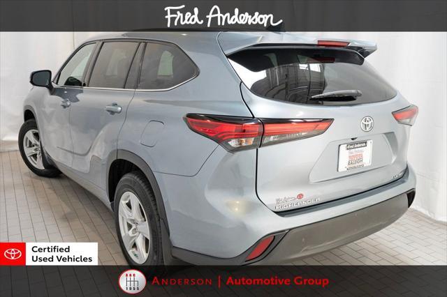 used 2021 Toyota Highlander car, priced at $27,179