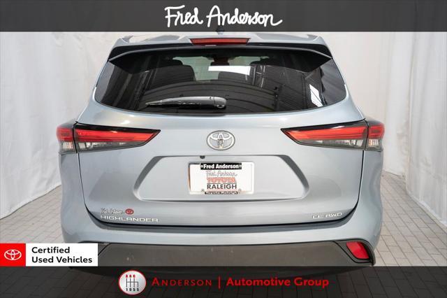 used 2021 Toyota Highlander car, priced at $27,179