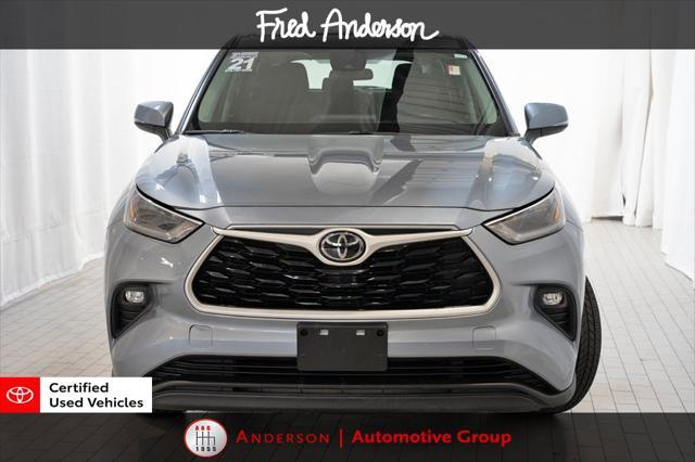 used 2021 Toyota Highlander car, priced at $27,179