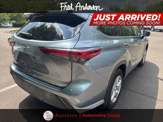 used 2021 Toyota Highlander car, priced at $28,500