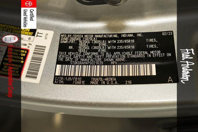used 2023 Toyota Highlander car, priced at $31,773