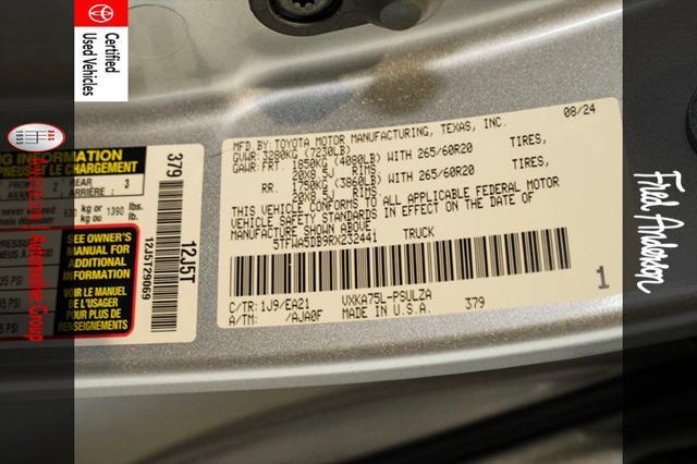 used 2024 Toyota Tundra car, priced at $55,100