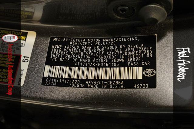 used 2023 Toyota Camry car, priced at $24,400