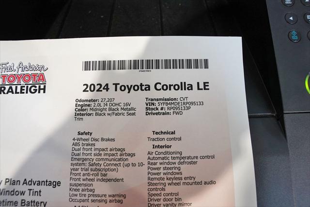 used 2024 Toyota Corolla car, priced at $21,333