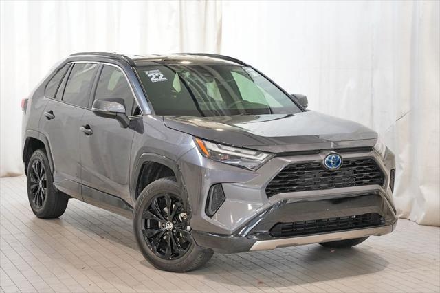 used 2022 Toyota RAV4 Hybrid car, priced at $35,000