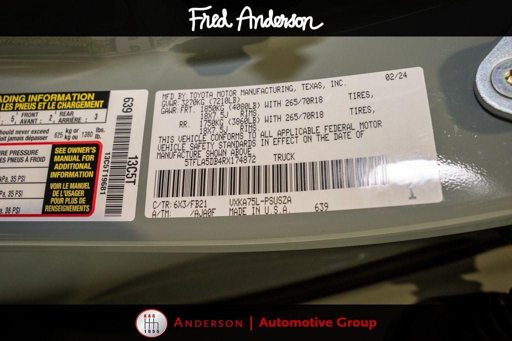 used 2024 Toyota Tundra car, priced at $45,309