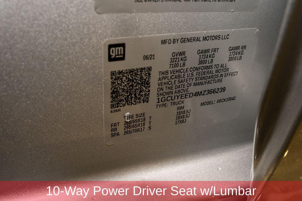 used 2021 Chevrolet Silverado 1500 car, priced at $40,232