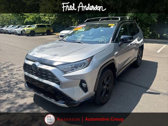 used 2021 Toyota RAV4 Hybrid car, priced at $32,537
