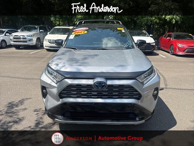 used 2021 Toyota RAV4 Hybrid car, priced at $32,537