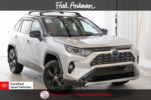 used 2021 Toyota RAV4 Hybrid car, priced at $32,537