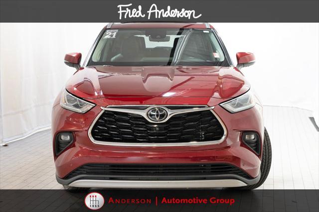 used 2021 Toyota Highlander car, priced at $34,393