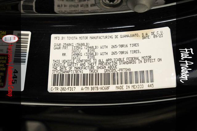 used 2023 Toyota Tacoma car, priced at $41,500