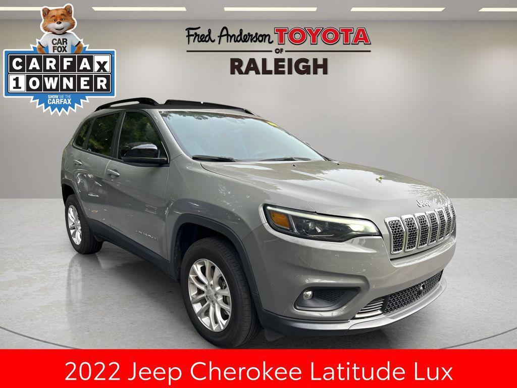used 2022 Jeep Cherokee car, priced at $20,842