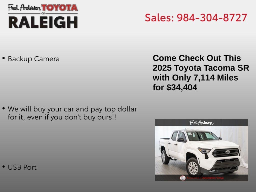 used 2025 Toyota Tacoma car, priced at $30,765