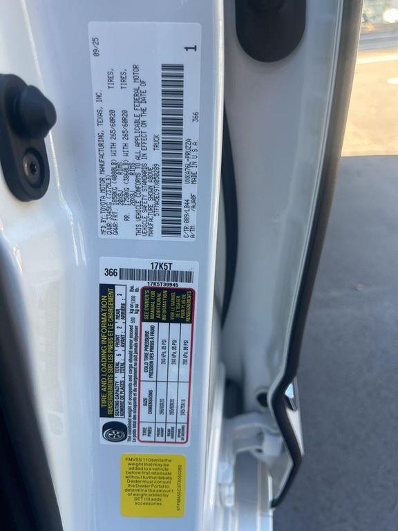 new 2026 Toyota Tundra car, priced at $72,230