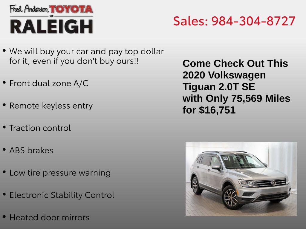 used 2020 Volkswagen Tiguan car, priced at $16,751