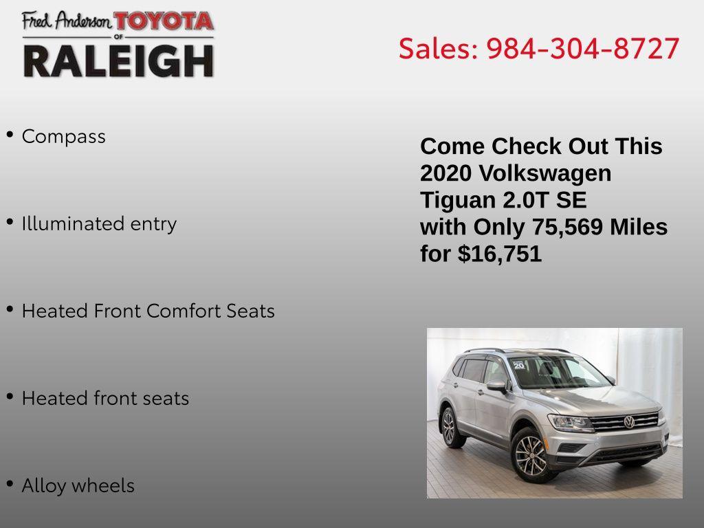 used 2020 Volkswagen Tiguan car, priced at $16,751