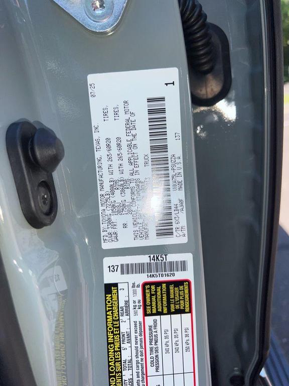 new 2025 Toyota Tundra car, priced at $69,227
