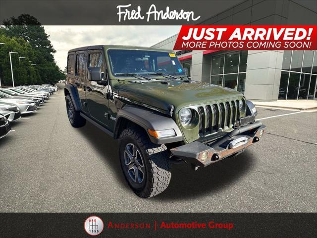 used 2021 Jeep Wrangler Unlimited car, priced at $27,000