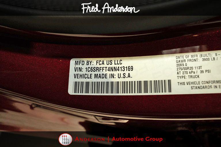 used 2022 Ram 1500 car, priced at $37,597