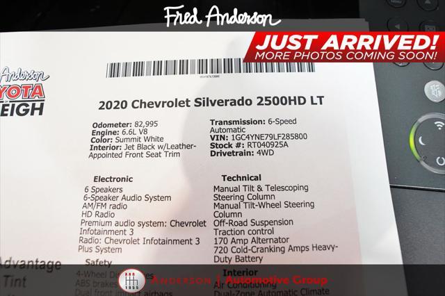 used 2020 Chevrolet Silverado 2500 car, priced at $39,999