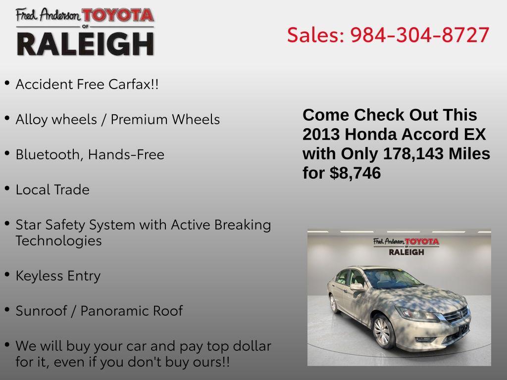 used 2013 Honda Accord car, priced at $8,746