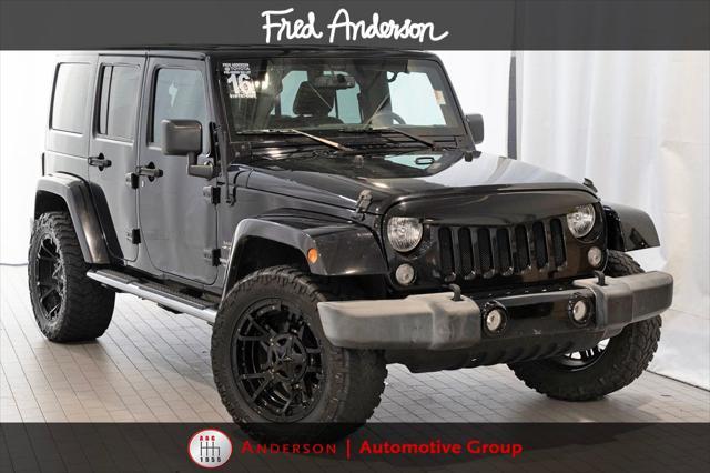 used 2016 Jeep Wrangler Unlimited car, priced at $22,000