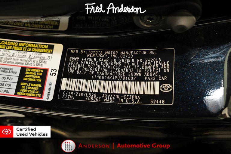 used 2023 Toyota Camry car, priced at $28,894
