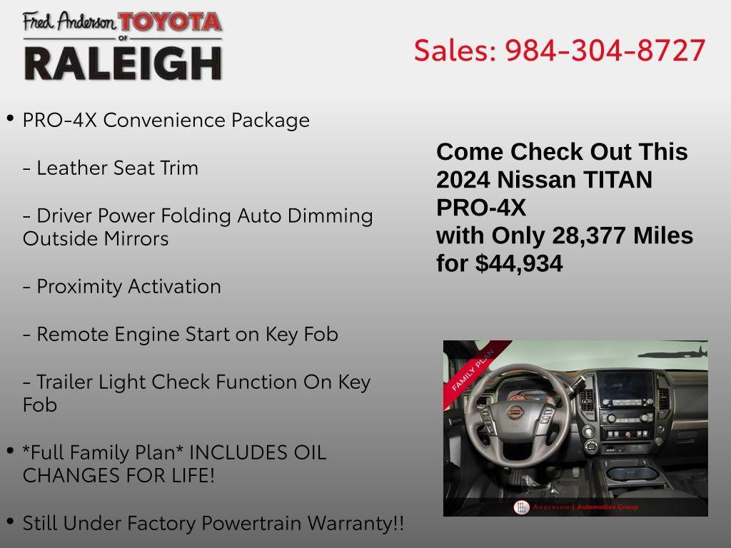 used 2024 Nissan Titan car, priced at $44,934