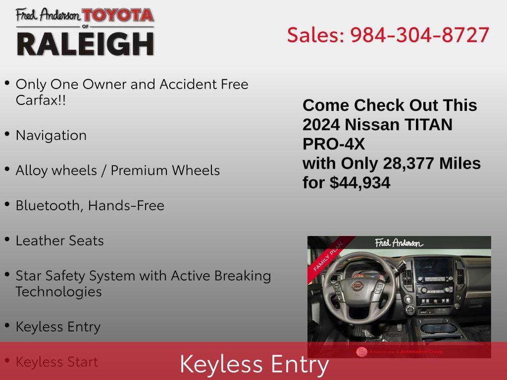used 2024 Nissan Titan car, priced at $44,934
