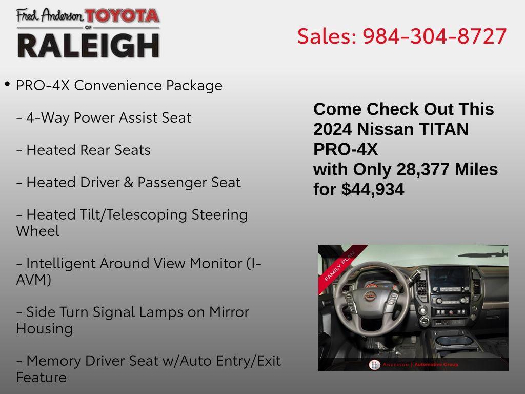 used 2024 Nissan Titan car, priced at $44,934