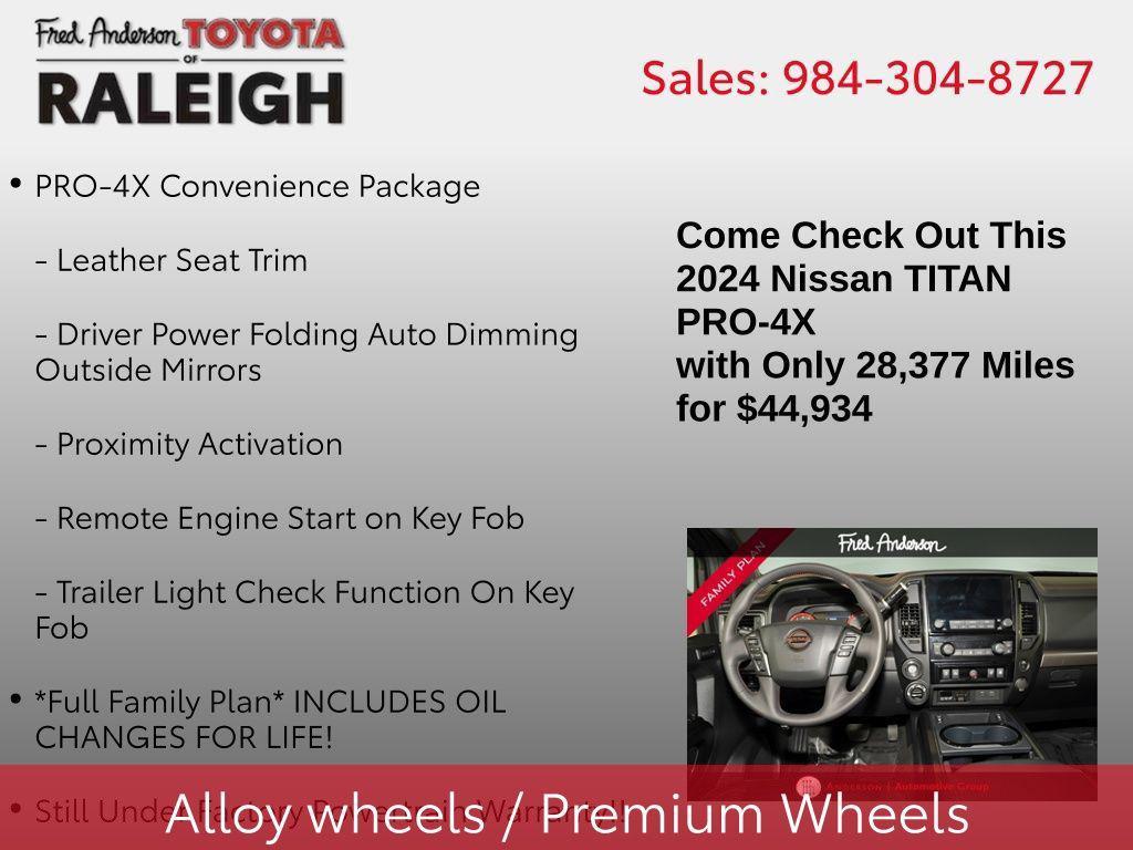 used 2024 Nissan Titan car, priced at $44,934
