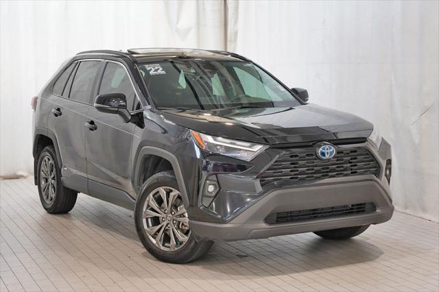 used 2022 Toyota RAV4 Hybrid car, priced at $33,500