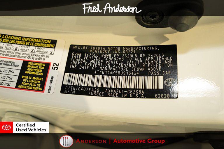 used 2024 Toyota Camry car, priced at $25,179