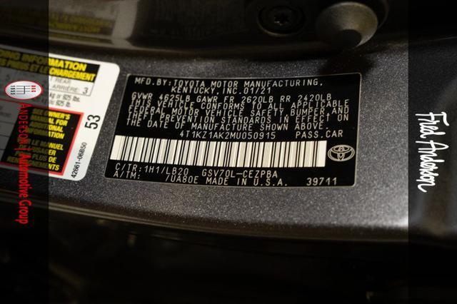 used 2021 Toyota Camry car, priced at $24,949