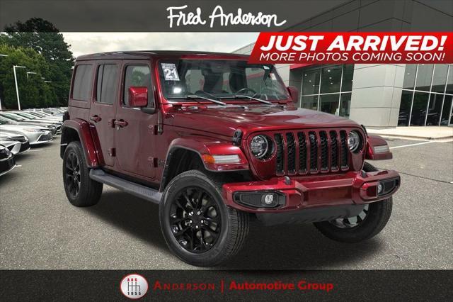 used 2021 Jeep Wrangler Unlimited car, priced at $36,999