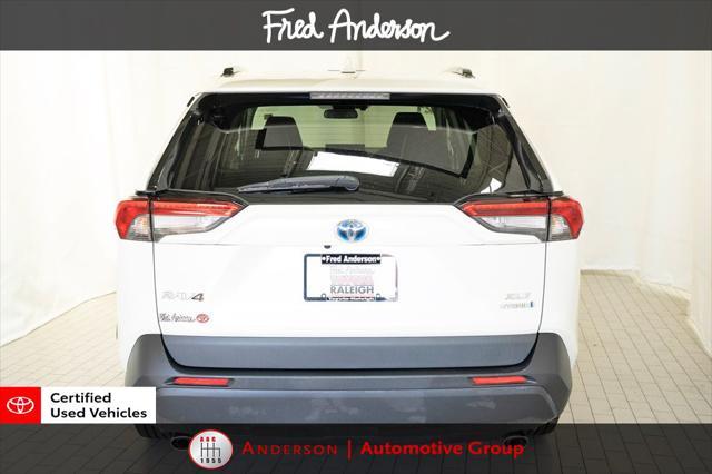 used 2021 Toyota RAV4 Hybrid car, priced at $32,097