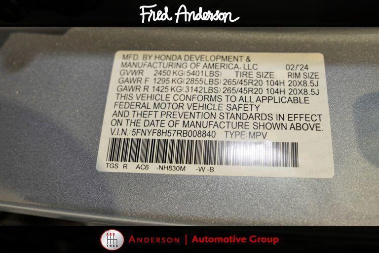 used 2024 Honda Passport car, priced at $34,461