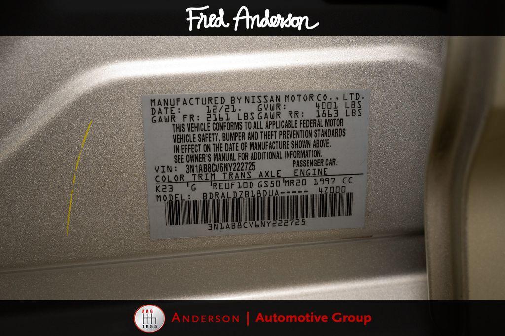 used 2022 Nissan Sentra car, priced at $16,956