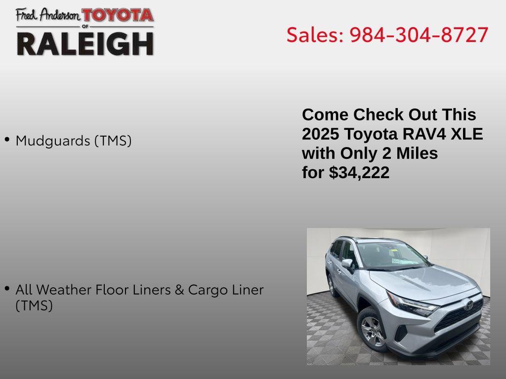 new 2025 Toyota RAV4 car, priced at $34,222