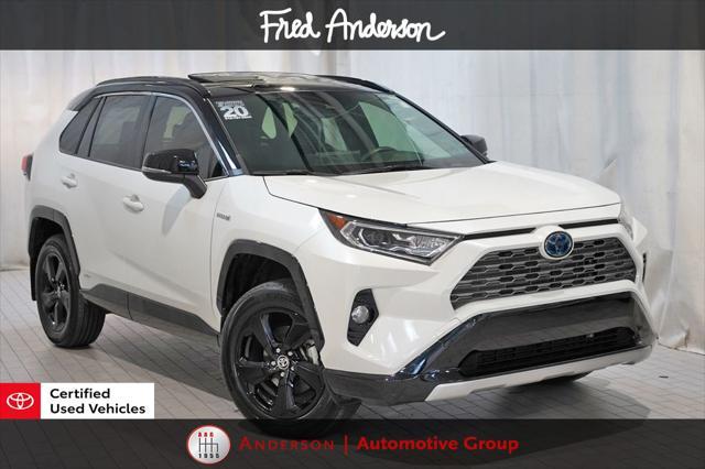 used 2020 Toyota RAV4 Hybrid car, priced at $33,886