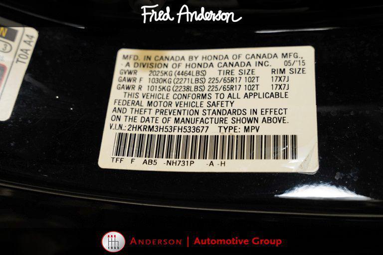 used 2015 Honda CR-V car, priced at $15,640