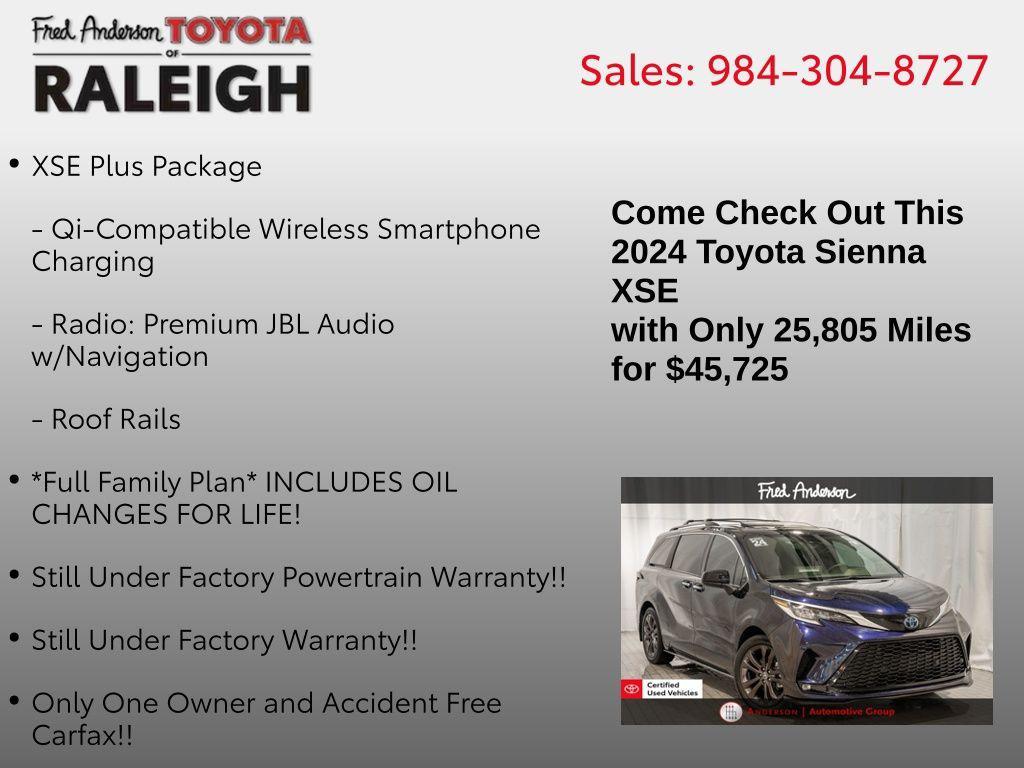 used 2024 Toyota Sienna car, priced at $45,725