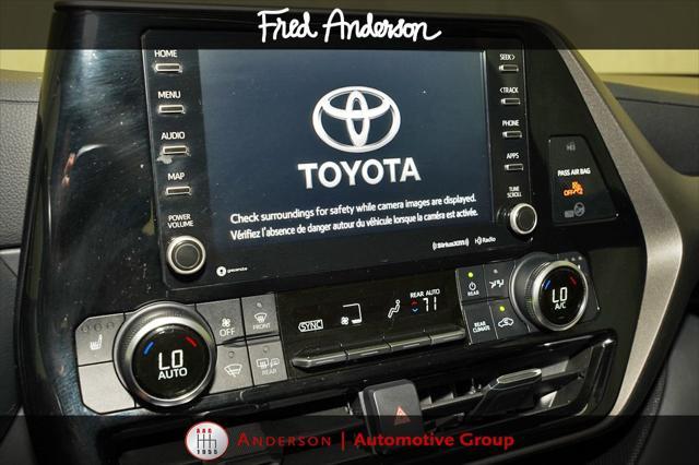used 2022 Toyota Highlander car, priced at $37,000
