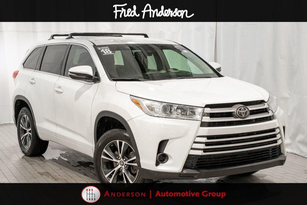 used 2018 Toyota Highlander car, priced at $18,498
