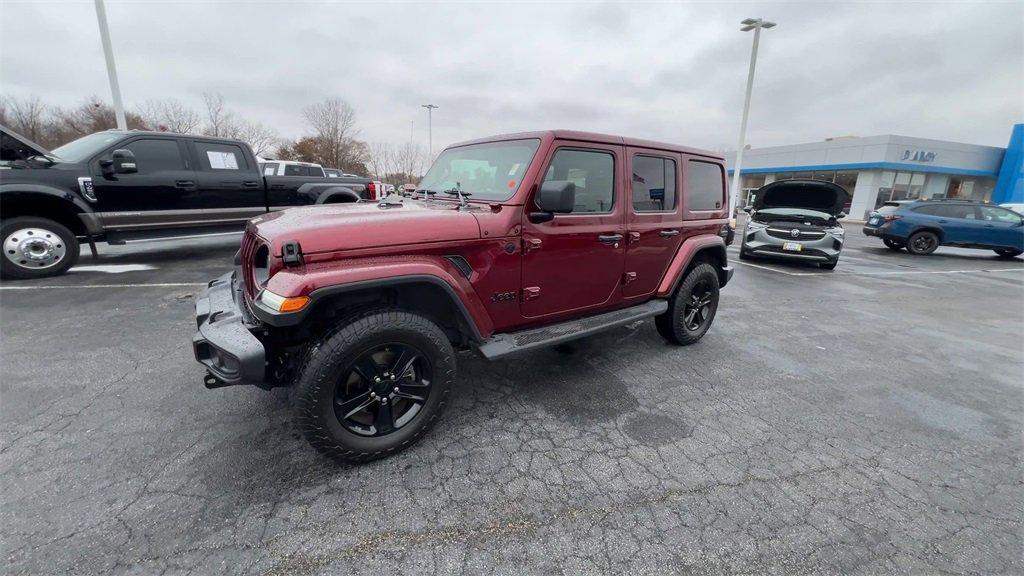 used 2021 Jeep Wrangler Unlimited car, priced at $27,091