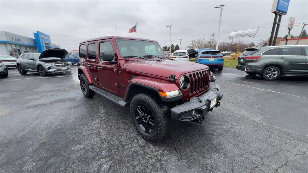 used 2021 Jeep Wrangler Unlimited car, priced at $27,091